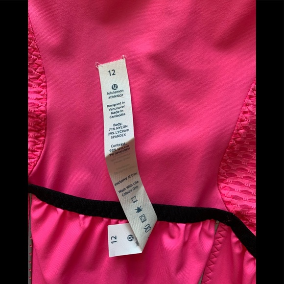 💕LULULEMON PACELINE JERSEY-PINKELICIOUS,12💕 - Picture 15 of 16